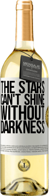 29,95 € Free Shipping | White Wine WHITE Edition The stars can't shine without darkness White Label. Customizable label Young wine Harvest 2023 Verdejo