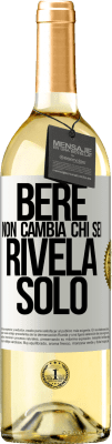 29,95 € Spedizione Gratuita | Vino bianco Edizione WHITE Bere non cambia chi sei, rivela solo Etichetta Bianca. Etichetta personalizzabile Vino giovane Raccogliere 2023 Verdejo