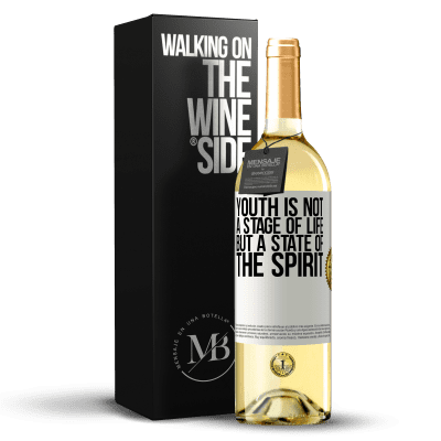 «Youth is not a stage of life, but a state of the spirit» WHITE Edition