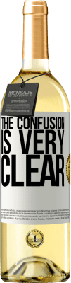 29,95 € Free Shipping | White Wine WHITE Edition The confusion is very clear White Label. Customizable label Young wine Harvest 2025 Verdejo