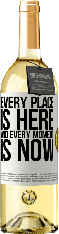 29,95 € Free Shipping | White Wine WHITE Edition Every place is here and every moment is now White Label. Customizable label Young wine Harvest 2025 Verdejo