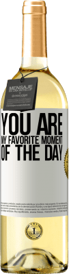 29,95 € Free Shipping | White Wine WHITE Edition You are my favorite moment of the day White Label. Customizable label Young wine Harvest 2023 Verdejo