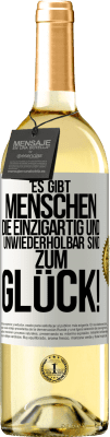 29,95 € Kostenloser Versand | Weißwein WHITE Ausgabe Es gibt Menschen, die einzigartig und unwiederholbar sind. Zum Glück! Weißes Etikett. Anpassbares Etikett Junger Wein Ernte 2023 Verdejo