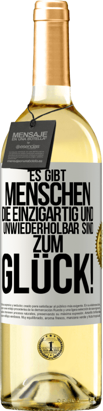 29,95 € Kostenloser Versand | Weißwein WHITE Ausgabe Es gibt Menschen, die einzigartig und unwiederholbar sind. Zum Glück! Weißes Etikett. Anpassbares Etikett Junger Wein Ernte 2024 Verdejo