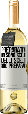 29,95 € Spedizione Gratuita | Vino bianco Edizione WHITE I preparativi non sono scelti, quelli scelti sono preparati Etichetta Bianca. Etichetta personalizzabile Vino giovane Raccogliere 2024 Verdejo