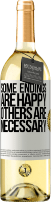 29,95 € Free Shipping | White Wine WHITE Edition Some endings are happy. Others are necessary White Label. Customizable label Young wine Harvest 2024 Verdejo