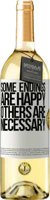 29,95 € Free Shipping | White Wine WHITE Edition Some endings are happy. Others are necessary White Label. Customizable label Young wine Harvest 2025 Verdejo