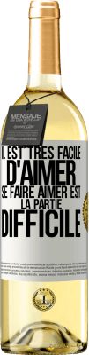 29,95 € Envoi gratuit | Vin blanc Édition WHITE Il est très facile d'aimer, se faire aimer est la partie difficile Étiquette Blanche. Étiquette personnalisable Vin jeune Récolte 2025 Verdejo