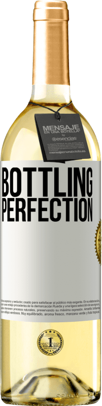 29,95 € Бесплатная доставка | Белое вино Издание WHITE Bottling perfection Белая этикетка. Настраиваемая этикетка Молодое вино Урожай 2023 Verdejo