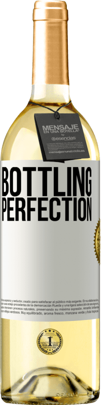 29,95 € Бесплатная доставка | Белое вино Издание WHITE Bottling perfection Белая этикетка. Настраиваемая этикетка Молодое вино Урожай 2024 Verdejo