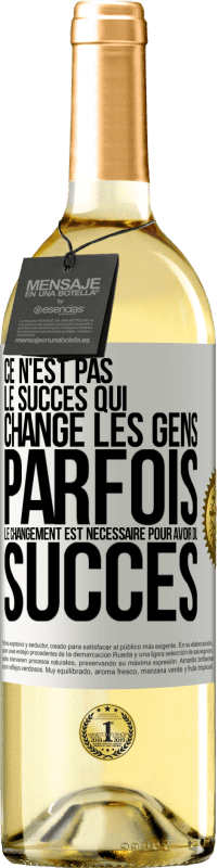 29,95 € Envoi gratuit | Vin blanc Édition WHITE Ce n'est pas le succès qui change les gens. Parfois le changement est nécessaire pour avoir du succès Étiquette Blanche. Étiquette personnalisable Vin jeune Récolte 2024 Verdejo