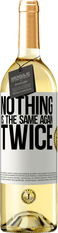 29,95 € Free Shipping | White Wine WHITE Edition Nothing is the same again twice White Label. Customizable label Young wine Harvest 2025 Verdejo