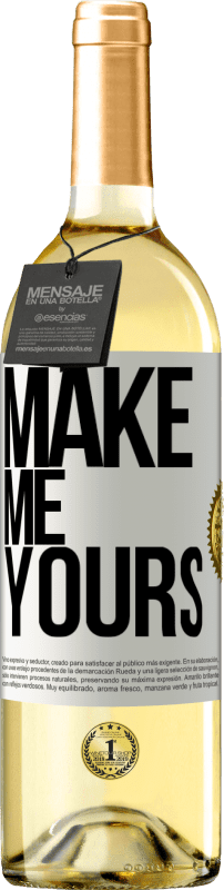 29,95 € Free Shipping | White Wine WHITE Edition Make me yours White Label. Customizable label Young wine Harvest 2023 Verdejo