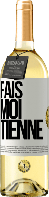 29,95 € Envoi gratuit | Vin blanc Édition WHITE Fais-moi tienne Étiquette Blanche. Étiquette personnalisable Vin jeune Récolte 2024 Verdejo