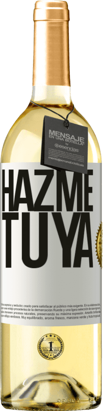 29,95 € Envío gratis | Vino Blanco Edición WHITE Hazme tuya Etiqueta Blanca. Etiqueta personalizable Vino joven Cosecha 2025 Verdejo
