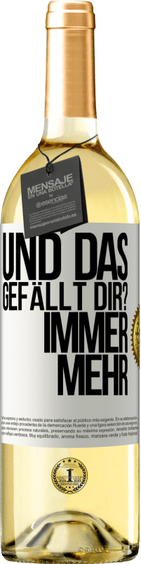 29,95 € Kostenloser Versand | Weißwein WHITE Ausgabe Und das gefällt dir? Immer mehr Weißes Etikett. Anpassbares Etikett Junger Wein Ernte 2024 Verdejo