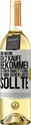 29,95 € Kostenloser Versand | Weißwein WHITE Ausgabe Und wenn ich 2 kaufe, bekommen ich einen Rabatt? Kunden, die man gehen lassen sollte Weißes Etikett. Anpassbares Etikett Junger Wein Ernte 2023 Verdejo