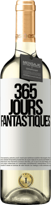 29,95 € Envoi gratuit | Vin blanc Édition WHITE 365 jours fantastiques Étiquette Blanche. Étiquette personnalisable Vin jeune Récolte 2024 Verdejo