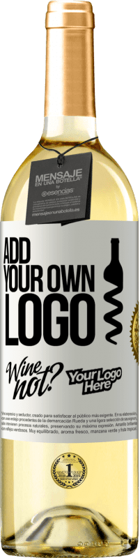 24,95 € Free Shipping | White Wine WHITE Edition Add your own logo White Label. Customizable label Young wine Harvest 2021 Verdejo
