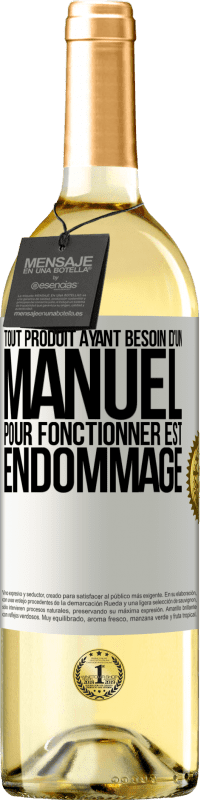 29,95 € Envoi gratuit | Vin blanc Édition WHITE Tout produit ayant besoin d'un manuel pour fonctionner est endommagé Étiquette Blanche. Étiquette personnalisable Vin jeune Récolte 2024 Verdejo