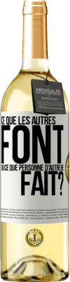 29,95 € Envoi gratuit | Vin blanc Édition WHITE Ce que les autres font ou ce que personne d'autre ne fait? Étiquette Blanche. Étiquette personnalisable Vin jeune Récolte 2025 Verdejo
