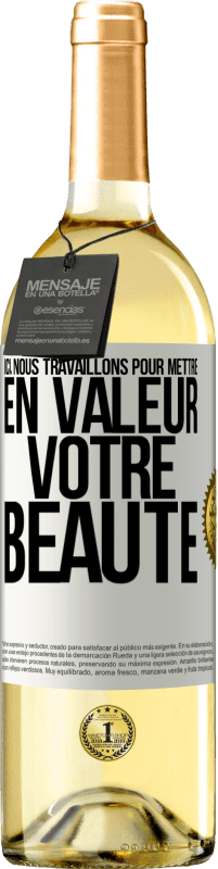 29,95 € Envoi gratuit | Vin blanc Édition WHITE Ici, nous travaillons pour mettre en valeur votre beauté Étiquette Blanche. Étiquette personnalisable Vin jeune Récolte 2024 Verdejo