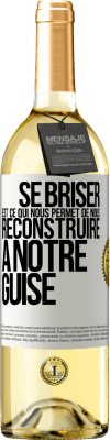 29,95 € Envoi gratuit | Vin blanc Édition WHITE Se briser est ce qui nous permet de nous reconstruire à notre guise Étiquette Blanche. Étiquette personnalisable Vin jeune Récolte 2023 Verdejo