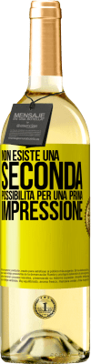 29,95 € Spedizione Gratuita | Vino bianco Edizione WHITE Non esiste una seconda possibilità per una prima impressione Etichetta Gialla. Etichetta personalizzabile Vino giovane Raccogliere 2025 Verdejo