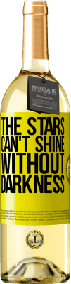 29,95 € Free Shipping | White Wine WHITE Edition The stars can't shine without darkness Yellow Label. Customizable label Young wine Harvest 2025 Verdejo