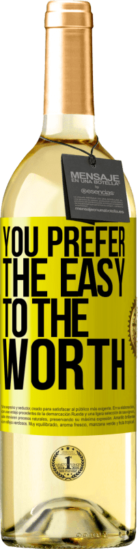 29,95 € Free Shipping | White Wine WHITE Edition You prefer the easy to the worth Yellow Label. Customizable label Young wine Harvest 2025 Verdejo