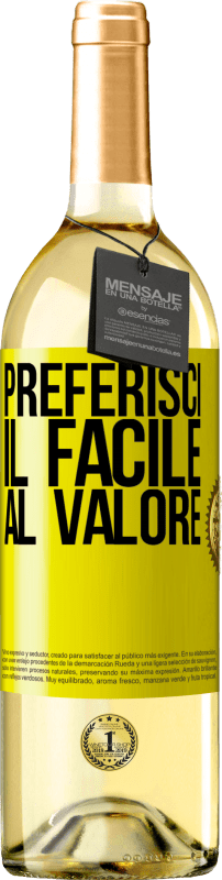 29,95 € Spedizione Gratuita | Vino bianco Edizione WHITE Preferisci il facile al valore Etichetta Gialla. Etichetta personalizzabile Vino giovane Raccogliere 2025 Verdejo