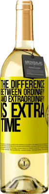 29,95 € 送料無料 | 白ワイン WHITEエディション 普通と異常の違いは余分な時間です 黄色のラベル. カスタマイズ可能なラベル 若いワイン 収穫 2025 Verdejo