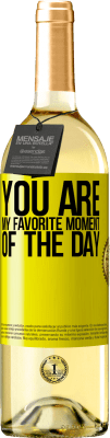 29,95 € 免费送货 | 白葡萄酒 WHITE版 你是我一天中最喜欢的时刻 黄色标签. 可自定义的标签 青年酒 收成 2025 Verdejo