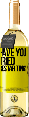 29,95 € Free Shipping | White Wine WHITE Edition have you tried restarting? Yellow Label. Customizable label Young wine Harvest 2025 Verdejo