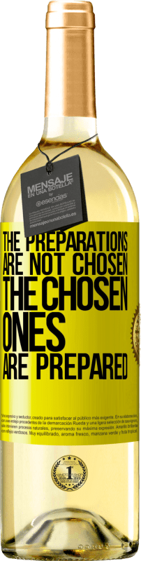 29,95 € 免费送货 | 白葡萄酒 WHITE版 没有选择准备，选择的准备 黄色标签. 可自定义的标签 青年酒 收成 2025 Verdejo