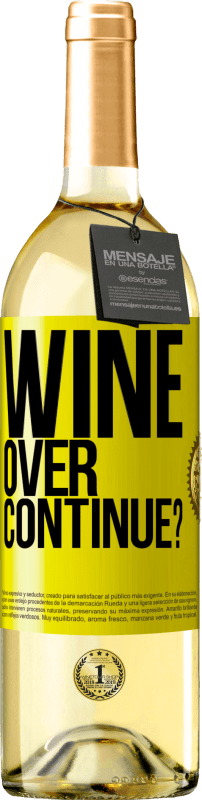 29,95 € Free Shipping | White Wine WHITE Edition Wine over. Continue? Yellow Label. Customizable label Young wine Harvest 2025 Verdejo