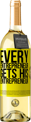 29,95 € Free Shipping | White Wine WHITE Edition Every entrepreneur gets his entrepreneur Yellow Label. Customizable label Young wine Harvest 2024 Verdejo