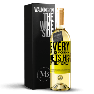 «Every entrepreneur gets his entrepreneur» WHITE Edition