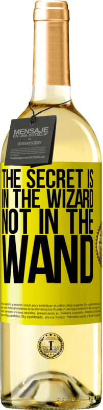 29,95 € Free Shipping | White Wine WHITE Edition The secret is in the wizard, not in the wand Yellow Label. Customizable label Young wine Harvest 2022 Verdejo