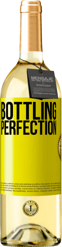 29,95 € Бесплатная доставка | Белое вино Издание WHITE Bottling perfection Желтая этикетка. Настраиваемая этикетка Молодое вино Урожай 2023 Verdejo