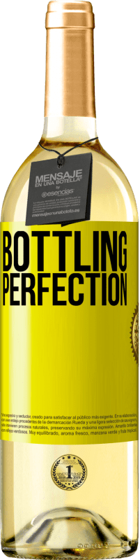 29,95 € Spedizione Gratuita | Vino bianco Edizione WHITE Bottling perfection Etichetta Gialla. Etichetta personalizzabile Vino giovane Raccogliere 2023 Verdejo