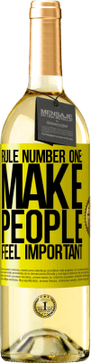 29,95 € Free Shipping | White Wine WHITE Edition Rule number one: make people feel important Yellow Label. Customizable label Young wine Harvest 2024 Verdejo