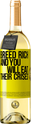 29,95 € Free Shipping | White Wine WHITE Edition Breed rich and you will eat their crises Yellow Label. Customizable label Young wine Harvest 2024 Verdejo