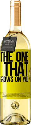 29,95 € 免费送货 | 白葡萄酒 WHITE版 The one that grows on you 黄色标签. 可自定义的标签 青年酒 收成 2025 Verdejo