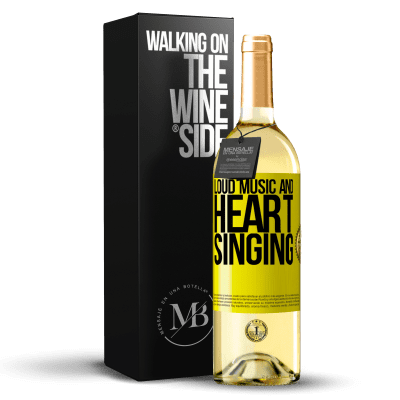 «The loud music and the heart singing» WHITE Edition