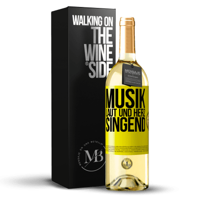 «Musik laut und Herz singend» WHITE Ausgabe