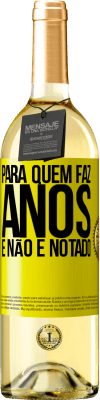 29,95 € Envio grátis | Vinho branco Edição WHITE Para quem faz anos e não é notado Etiqueta Amarela. Etiqueta personalizável Vinho jovem Colheita 2025 Verdejo