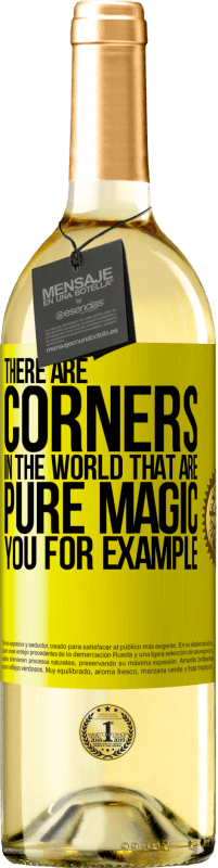29,95 € Free Shipping | White Wine WHITE Edition There are corners in the world that are pure magic. You for example Yellow Label. Customizable label Young wine Harvest 2025 Verdejo