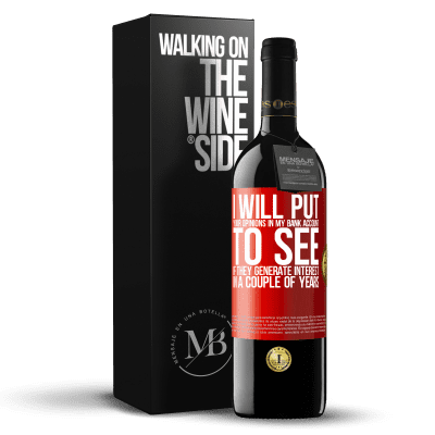 «I will put your opinions in my bank account, to see if they generate interest in a couple of years» RED Edition MBE Reserve