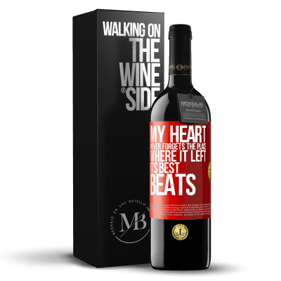 «My heart never forgets the place where it left its best beats» RED Edition MBE Reserve